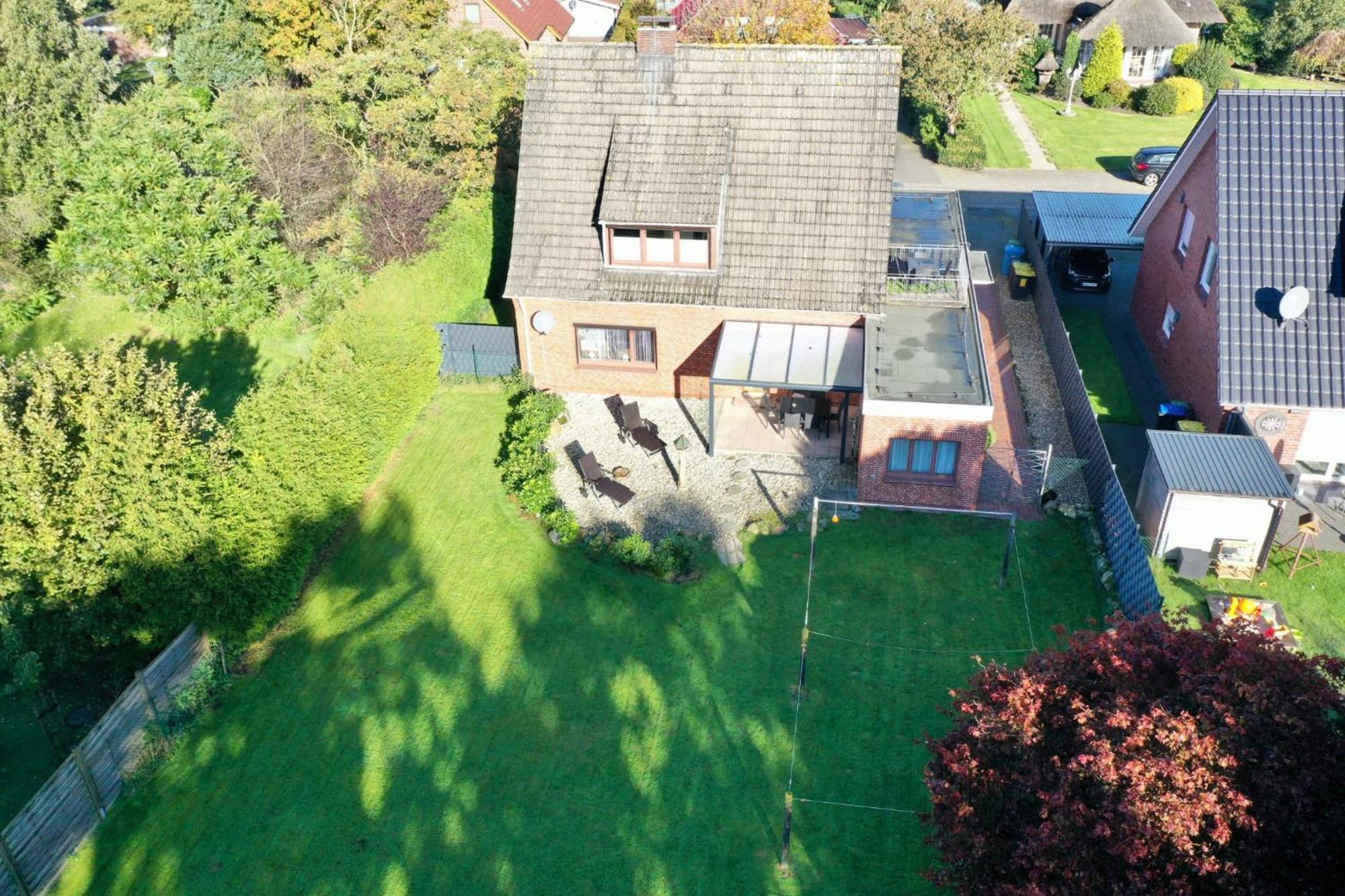 Ferienwohnung Im Erdgeschoss Mit Eingezaeunten Garten Und Terrasse Aurich Exterior foto
